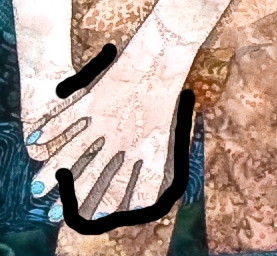 Kathy Nida woman shadow line crop